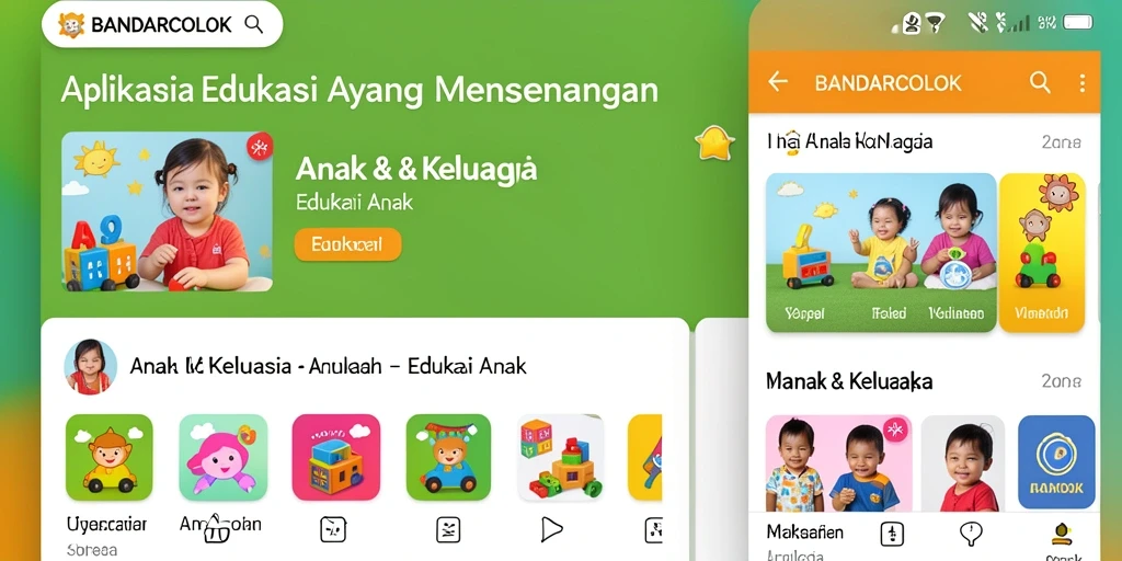 Antarmuka BANDARCOLOK yang interaktif dan warna-warni.