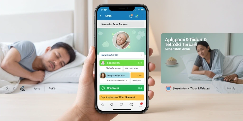Tampilan antarmuka aplikasi FA99 yang menenangkan dan user-friendly.