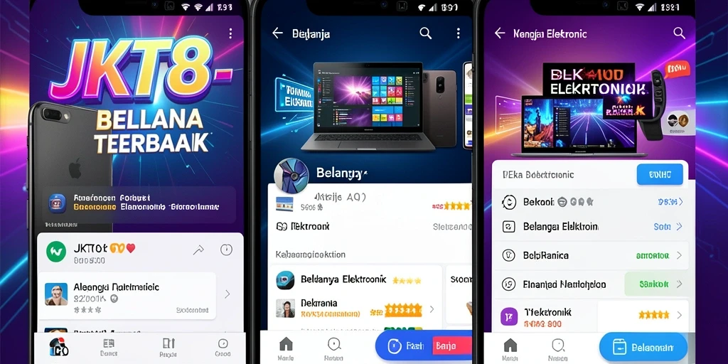 Antarmuka pengguna JKT8 yang menarik dan fungsional.