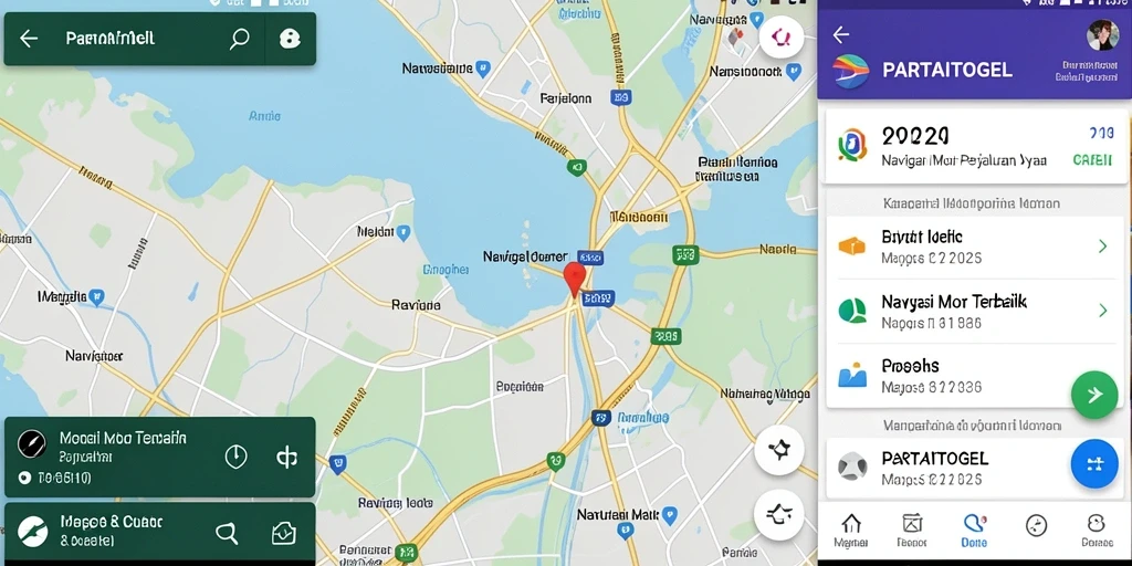 Antarmuka intuitif dari aplikasi Navigasi Motor PARTAITOGEL