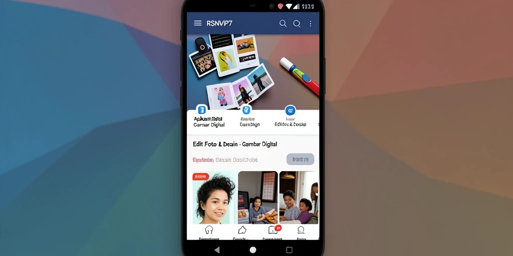 Antarmuka aplikasi RSNVIP7 yang intuitif dan modern.
