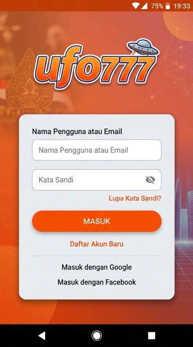 Masuk Akun ufo777 untuk Pengguna Android